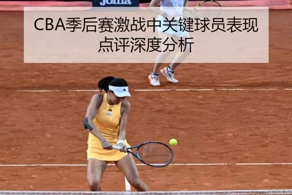CBA季后赛激战中关键球员表现点评深度分析